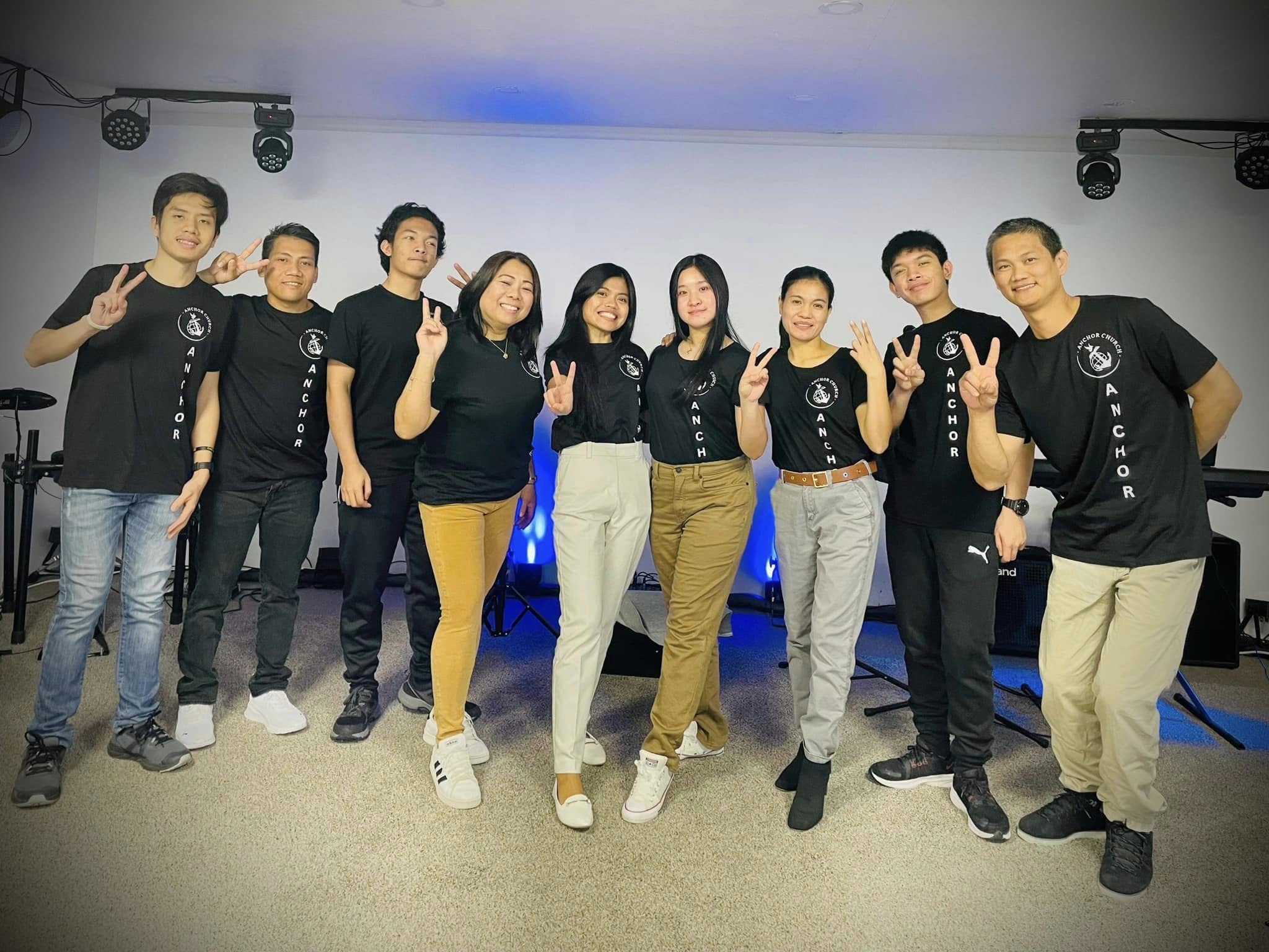 The Anchor Church London family together