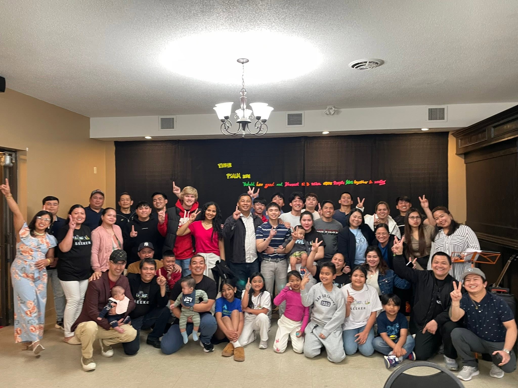 The Anchor Church London family gathered together