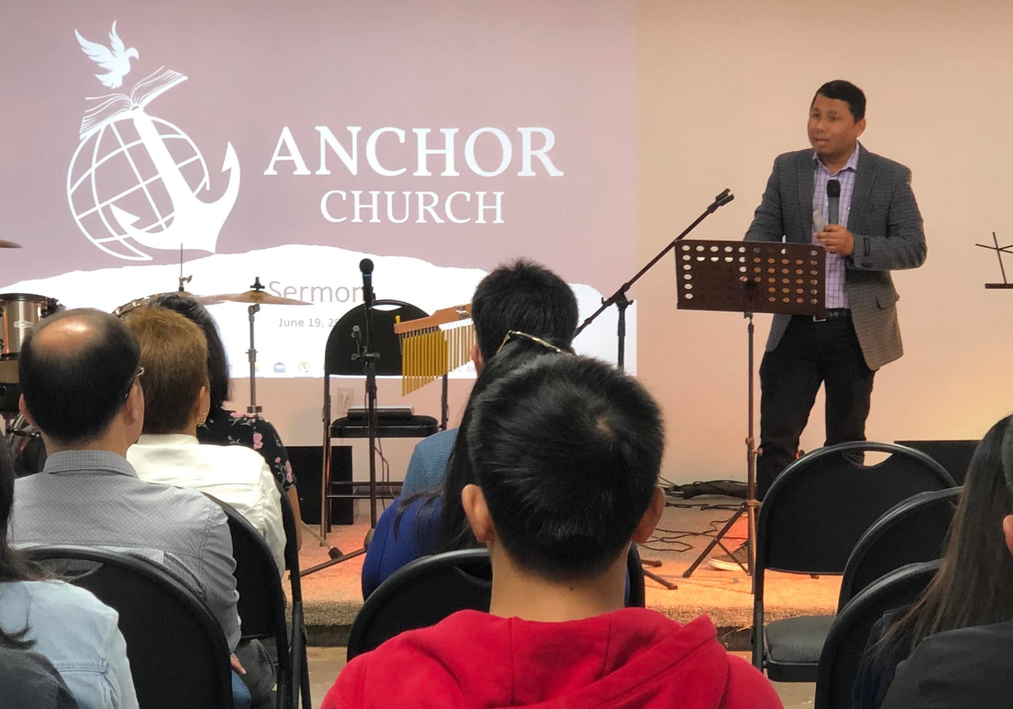 Preaching at Anchor Church London